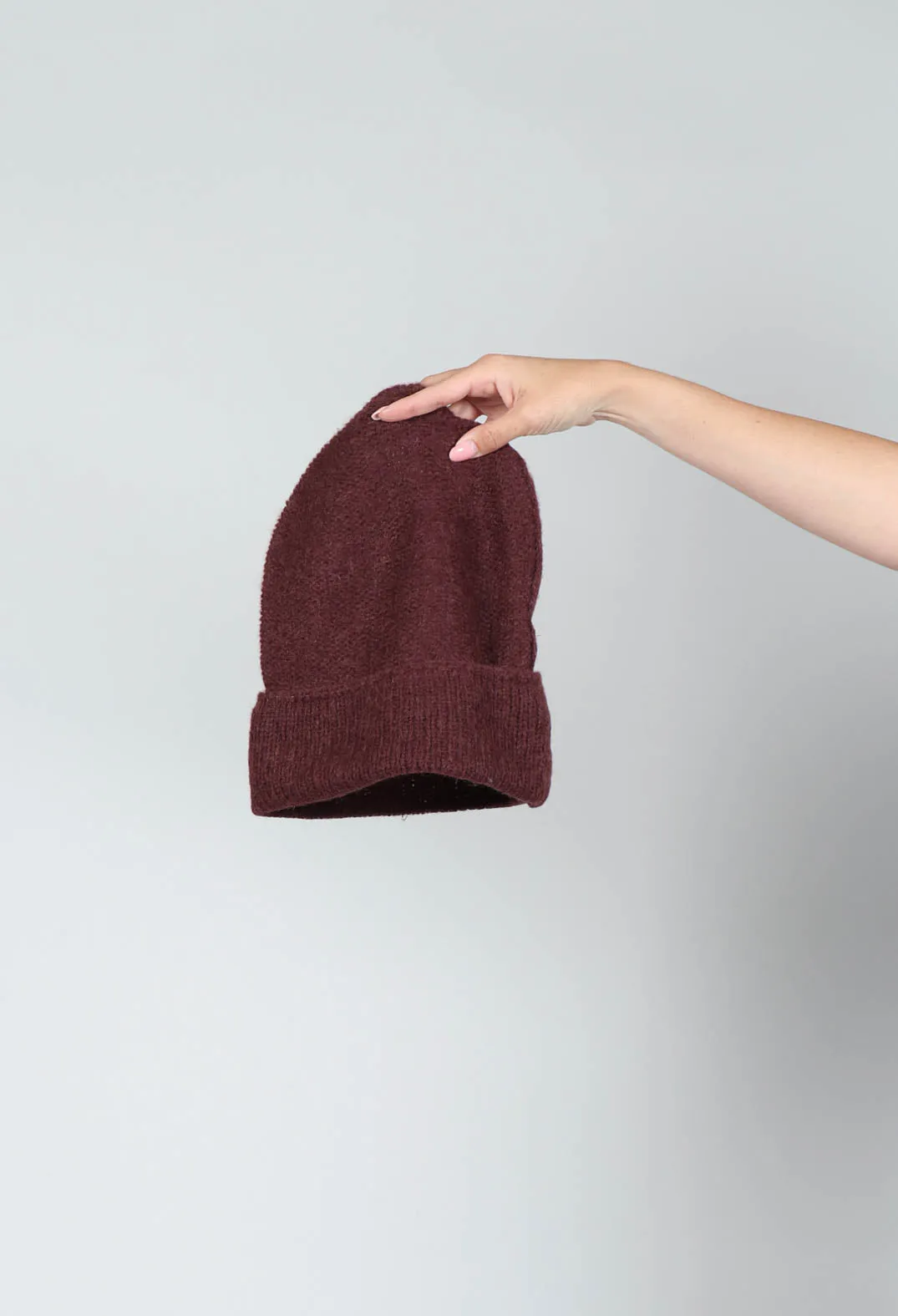 Slouchy Beanie in Rust