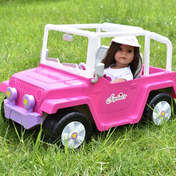 Sophia's by Teamson Kids 18'' Doll 4 x 4 Beach Cruiser Vehicle, Hot Pink