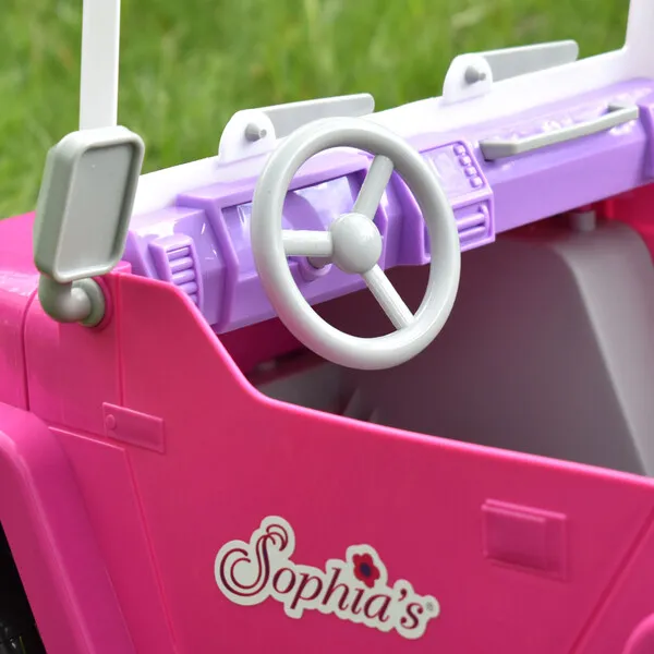 Sophia's by Teamson Kids 18'' Doll 4 x 4 Beach Cruiser Vehicle, Hot Pink