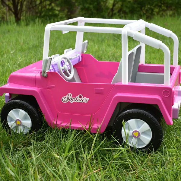 Sophia's by Teamson Kids 18'' Doll 4 x 4 Beach Cruiser Vehicle, Hot Pink