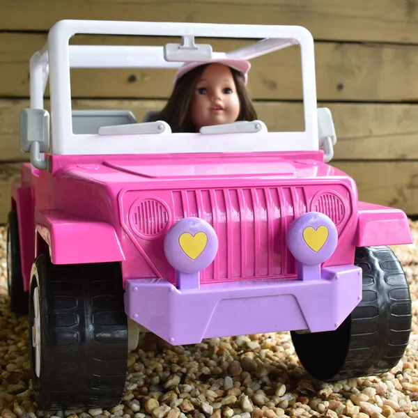 Sophia's by Teamson Kids 18'' Doll 4 x 4 Beach Cruiser Vehicle, Hot Pink