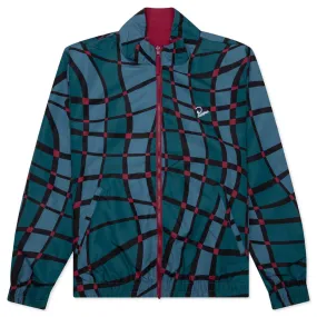 Squared Waves Pattern Track Top - Multi Check