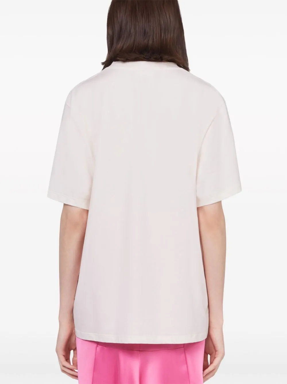 Stella McCartney Painted Swan T-Shirt in Natural