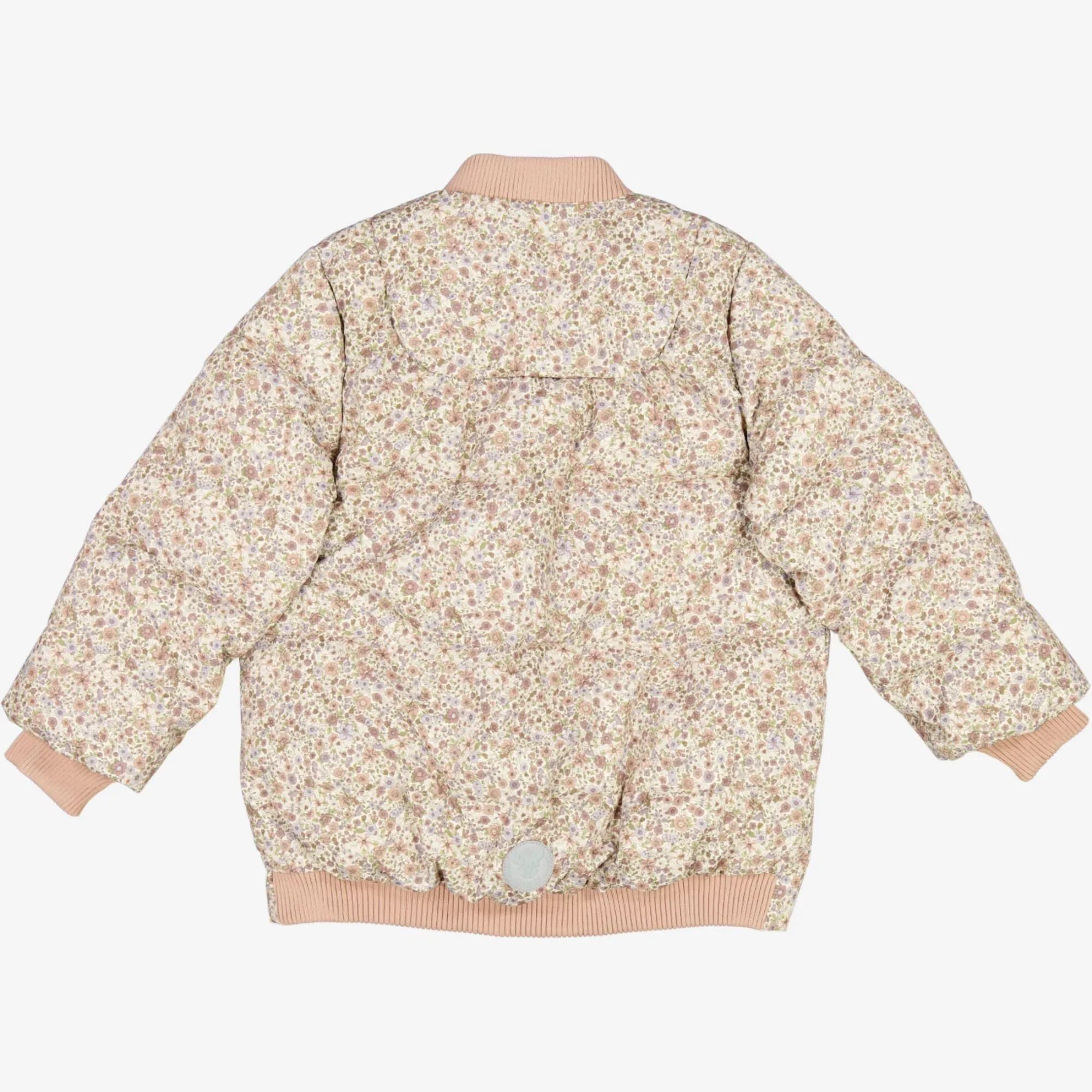 Summer Puffer Jacket Lola - summer flowers