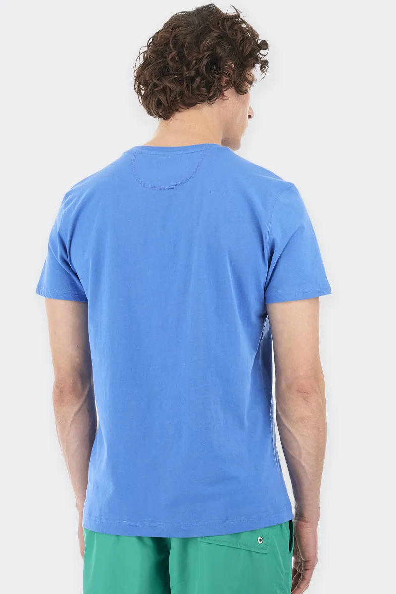 T-SHIRT BASIC REGULAR FIT AZZURRA