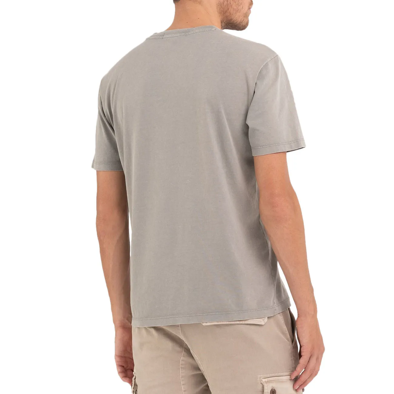 T-SHIRT IN COTONE Uomo Military Green