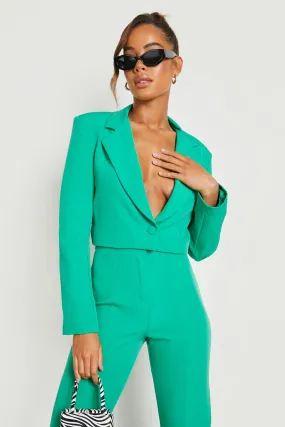 Tailored Cropped Blazer