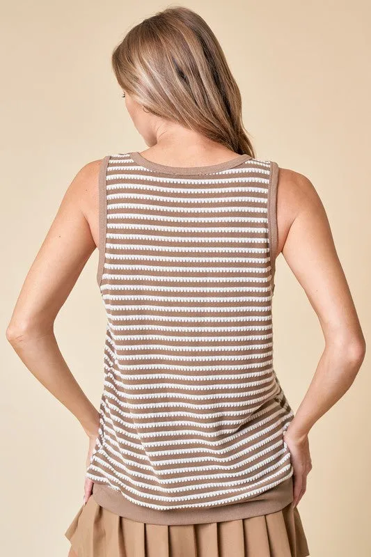 Textured Knit Tank Tops - 3 Colors!