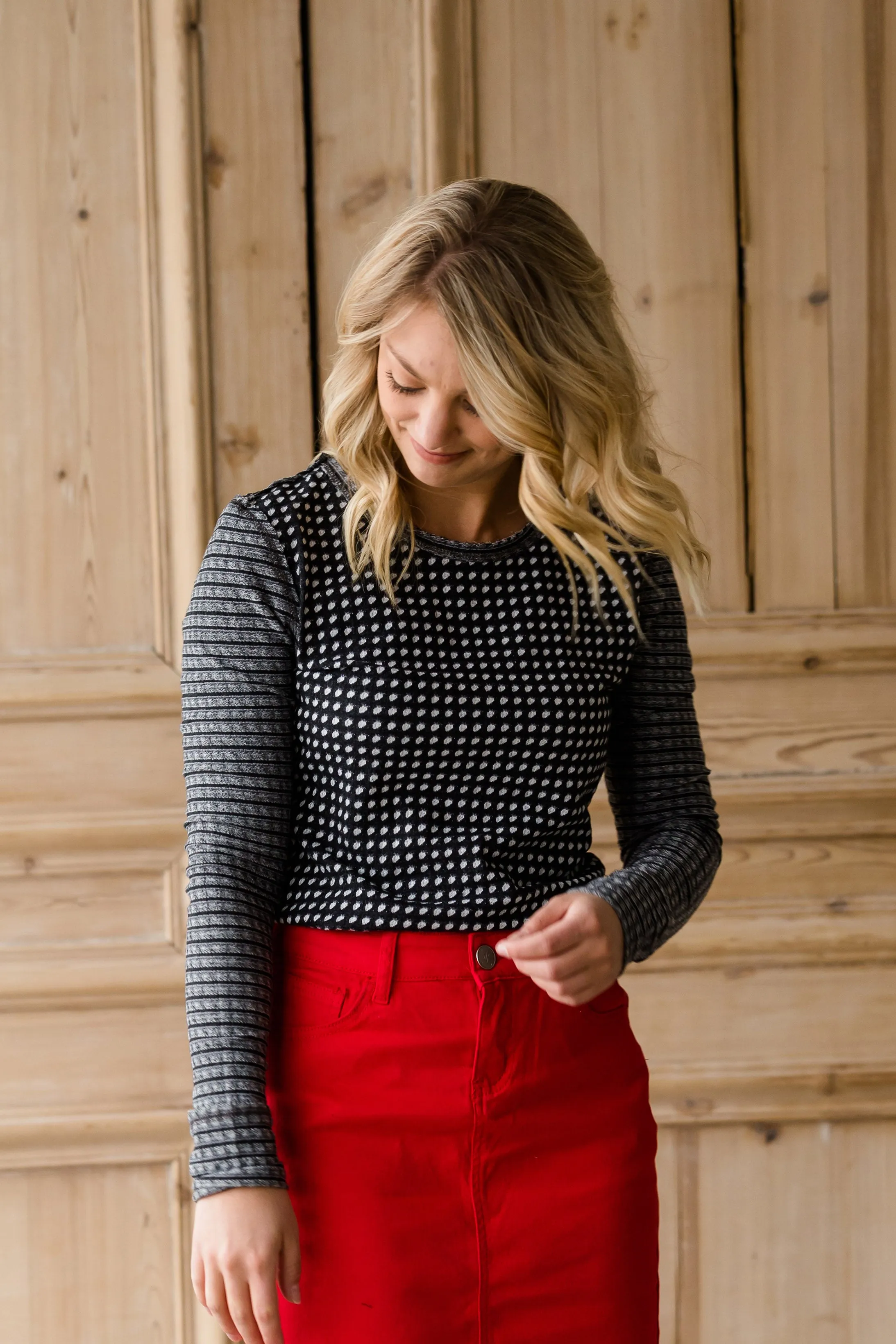 Textured Pullover Top - FINAL SALE