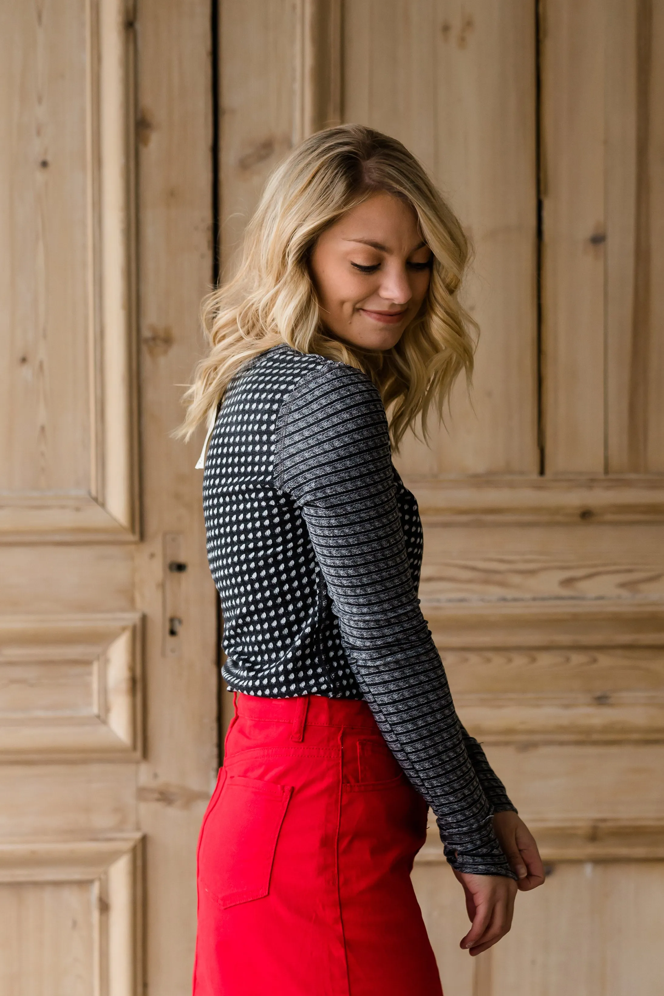 Textured Pullover Top - FINAL SALE