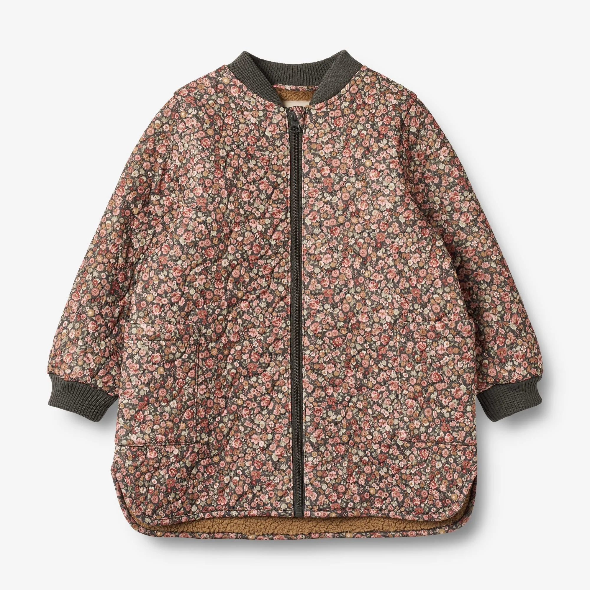 Thermo Jacket Helga - raven wild flowers