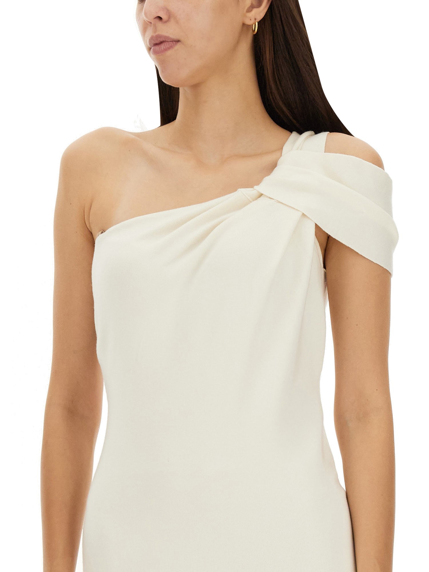 TOM FORD    ONE-SHOULDER WOOL DRESS