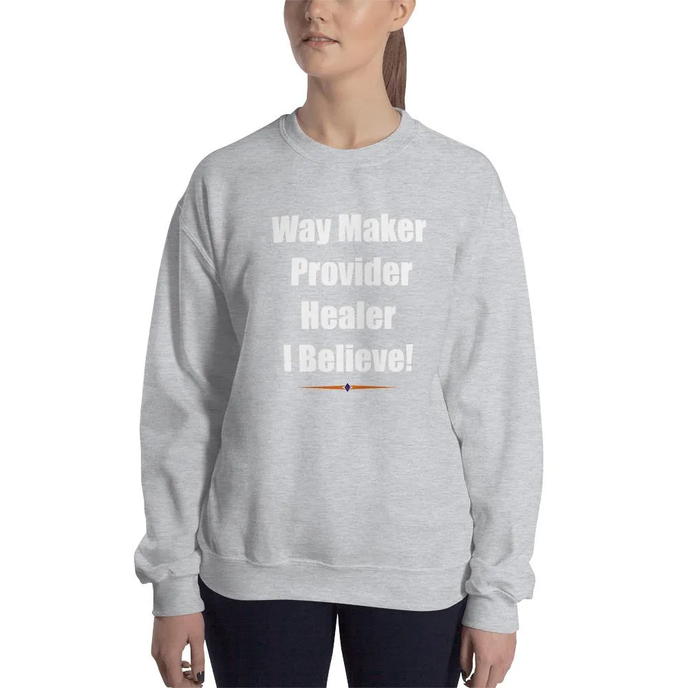 Unisex Sturdy Warm Cotton Polyester Sweatshirt with Letter Print