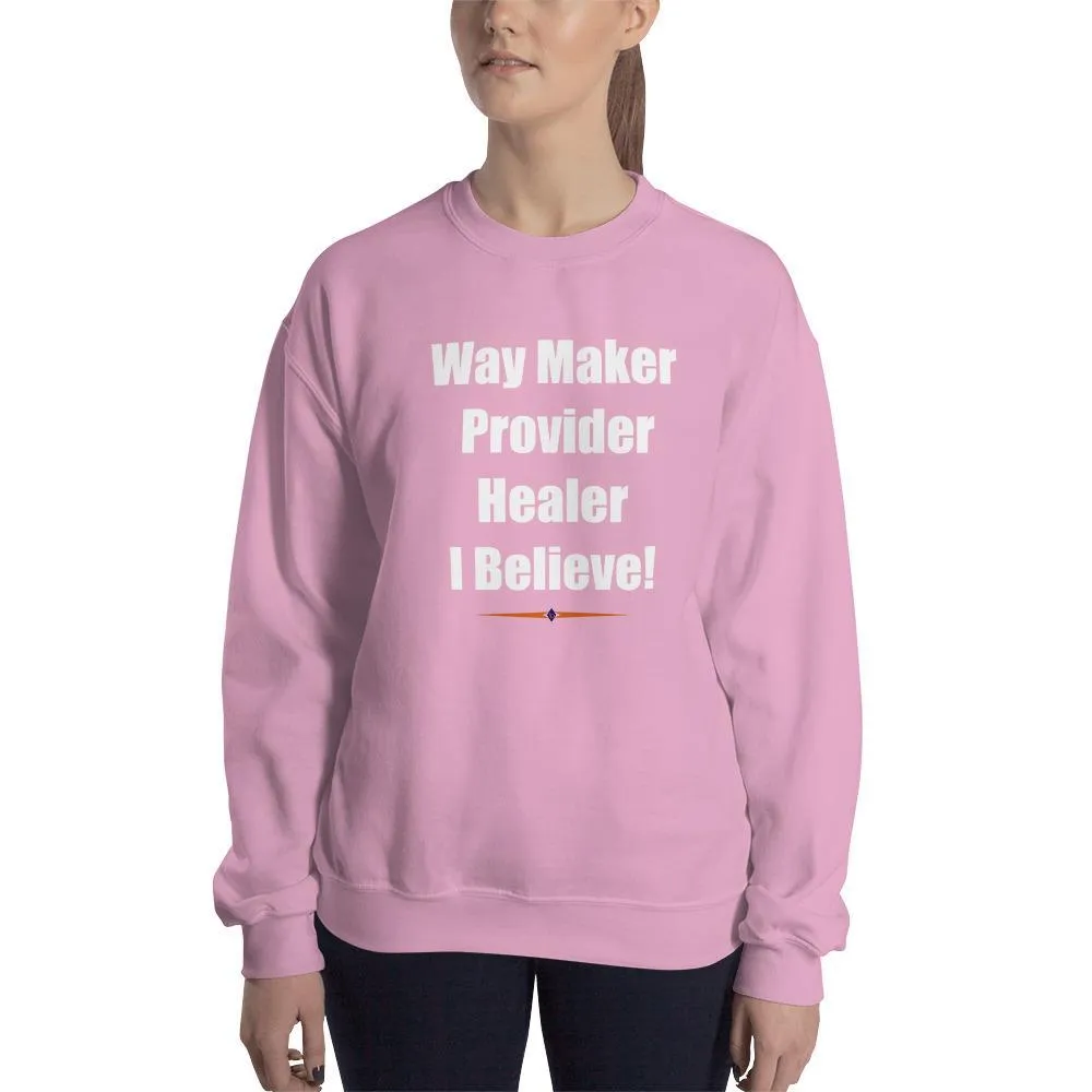 Unisex Sturdy Warm Cotton Polyester Sweatshirt with Letter Print