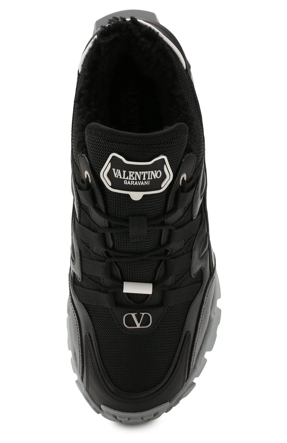 Valentino Garavani Men's Climber Lined Sneakers - BLACK