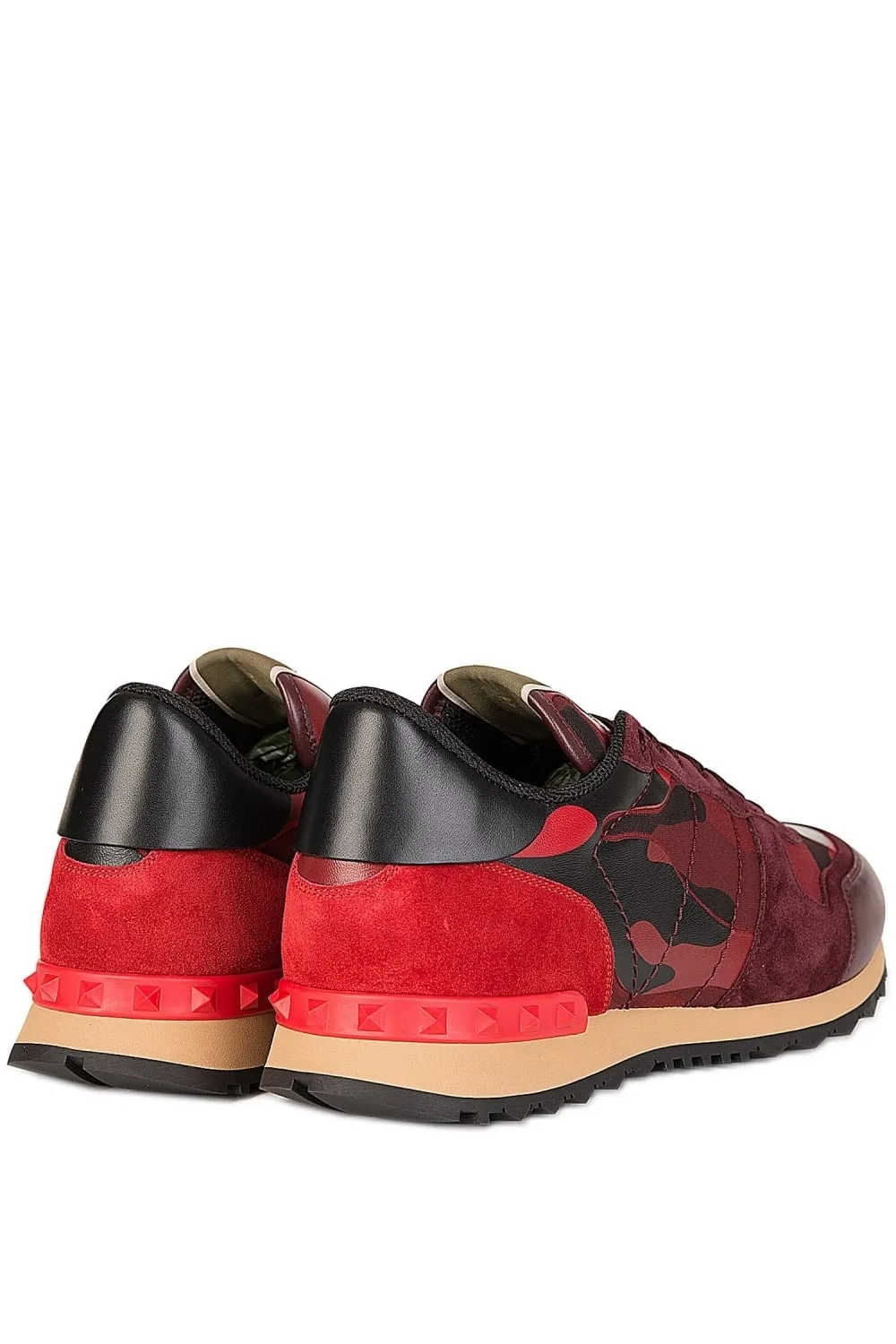 Valentino Garavani Men's Rockrunner Sneakers - CAMO/RED