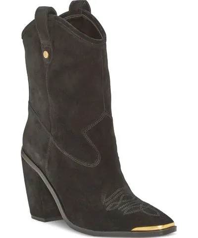 Vince Camuto Women's Abel Cap-Toe Western Booties