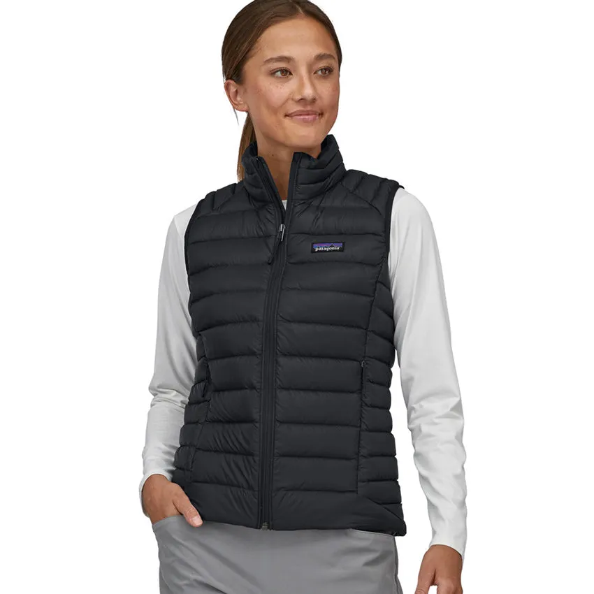 Women's Down Sweater Vest - Black