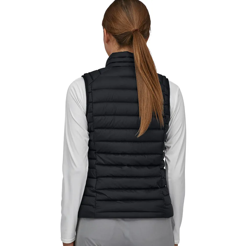 Women's Down Sweater Vest - Black