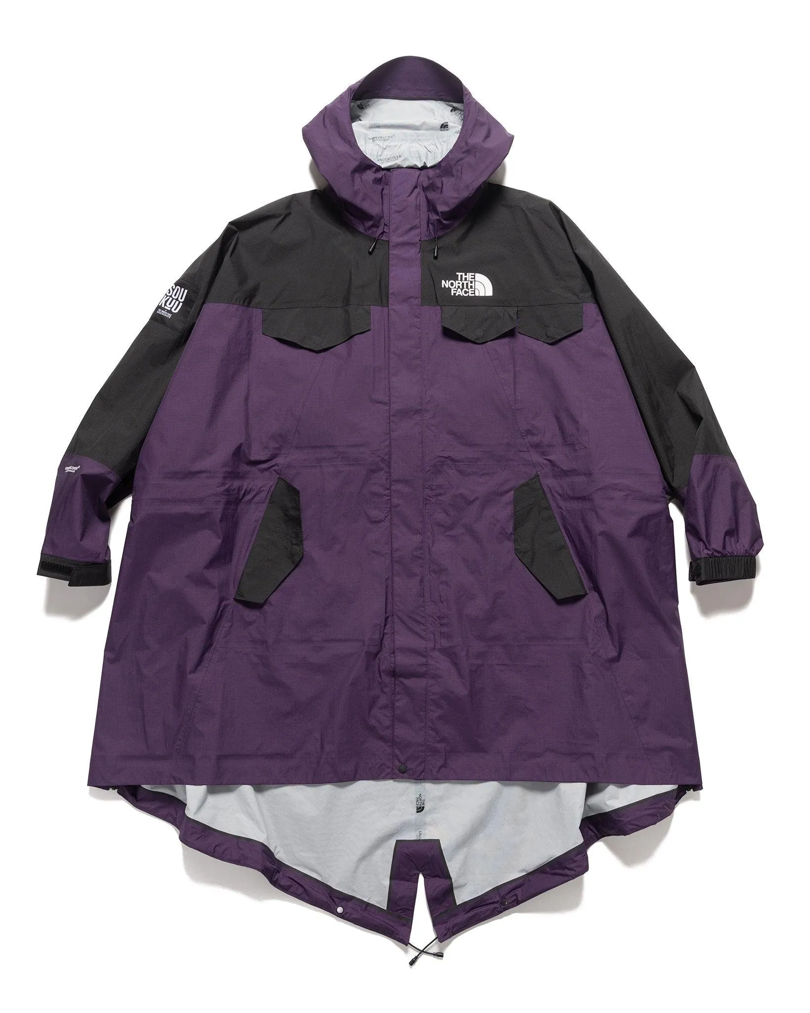 x Undercover SOUKUU Hike Packable Fishtail Shell Parka Purple Pennant