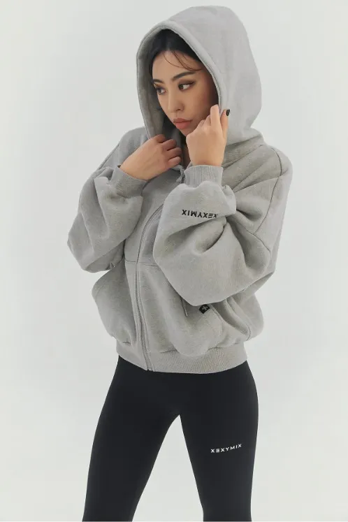 XEXYMIX  |Unisex Plain Logo Hoodies & Sweatshirts