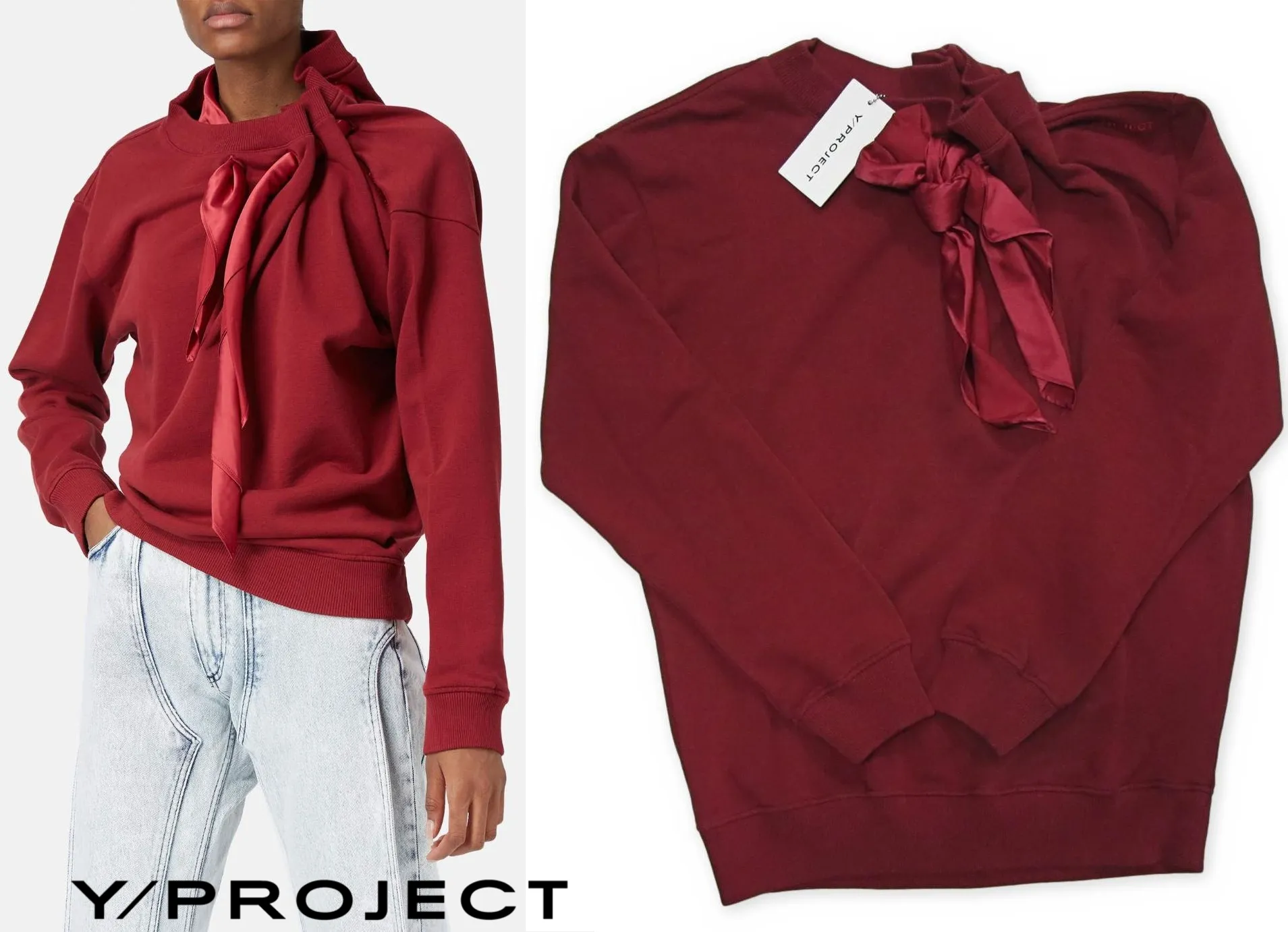 Y PROJECT  |Cotton Oversized Hoodies & Sweatshirts