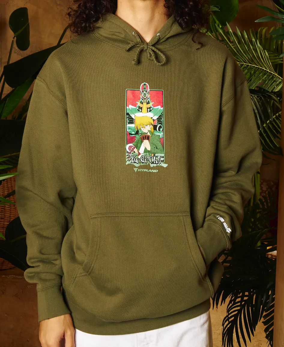 YUGIOH JOEY JINZO HOODIE (OLIVE)