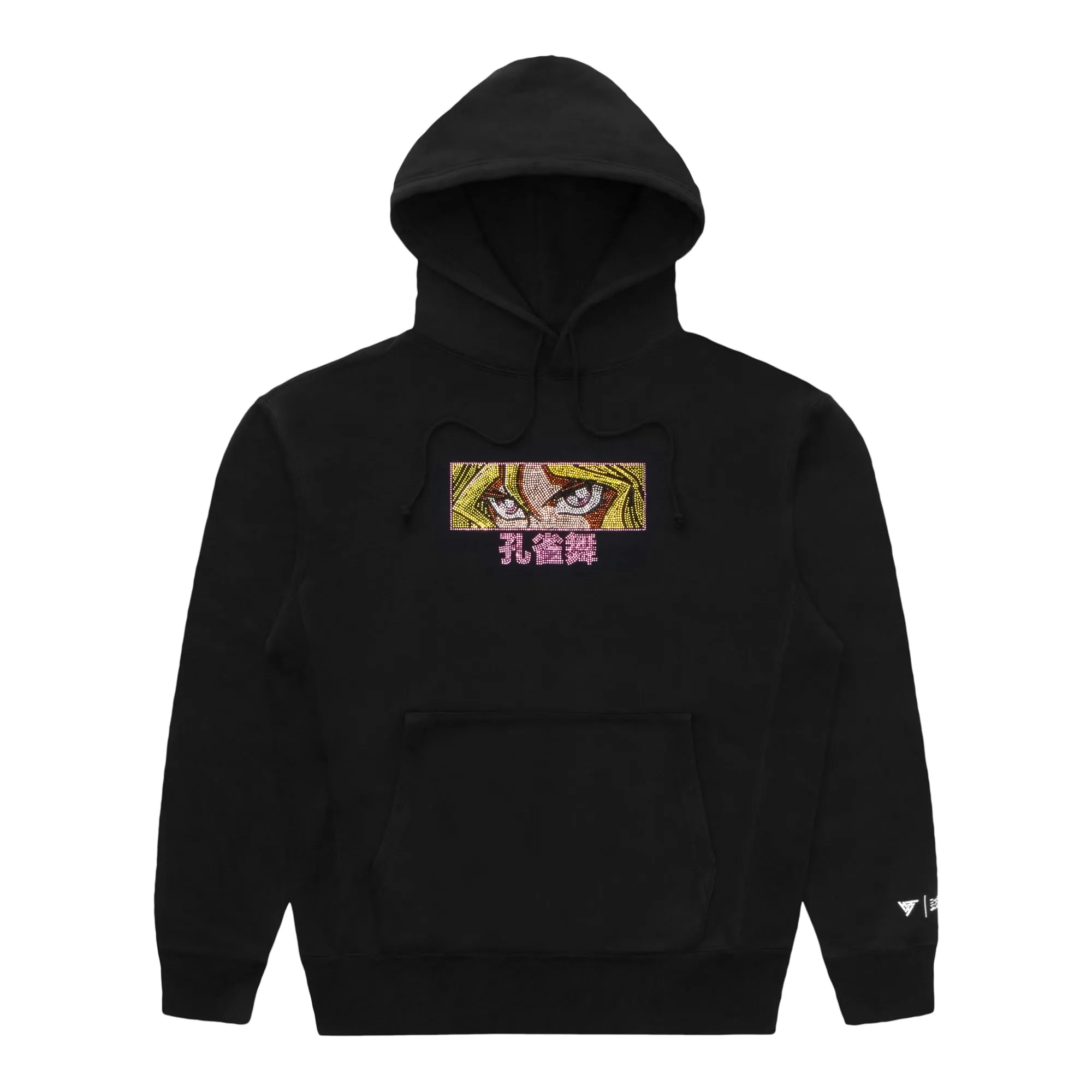 YUGIOH MAI RHINESTONE HOODIE (BLACK)