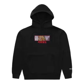 YUGIOH PEGASUS RHINESTONE HOODIE (BLACK)