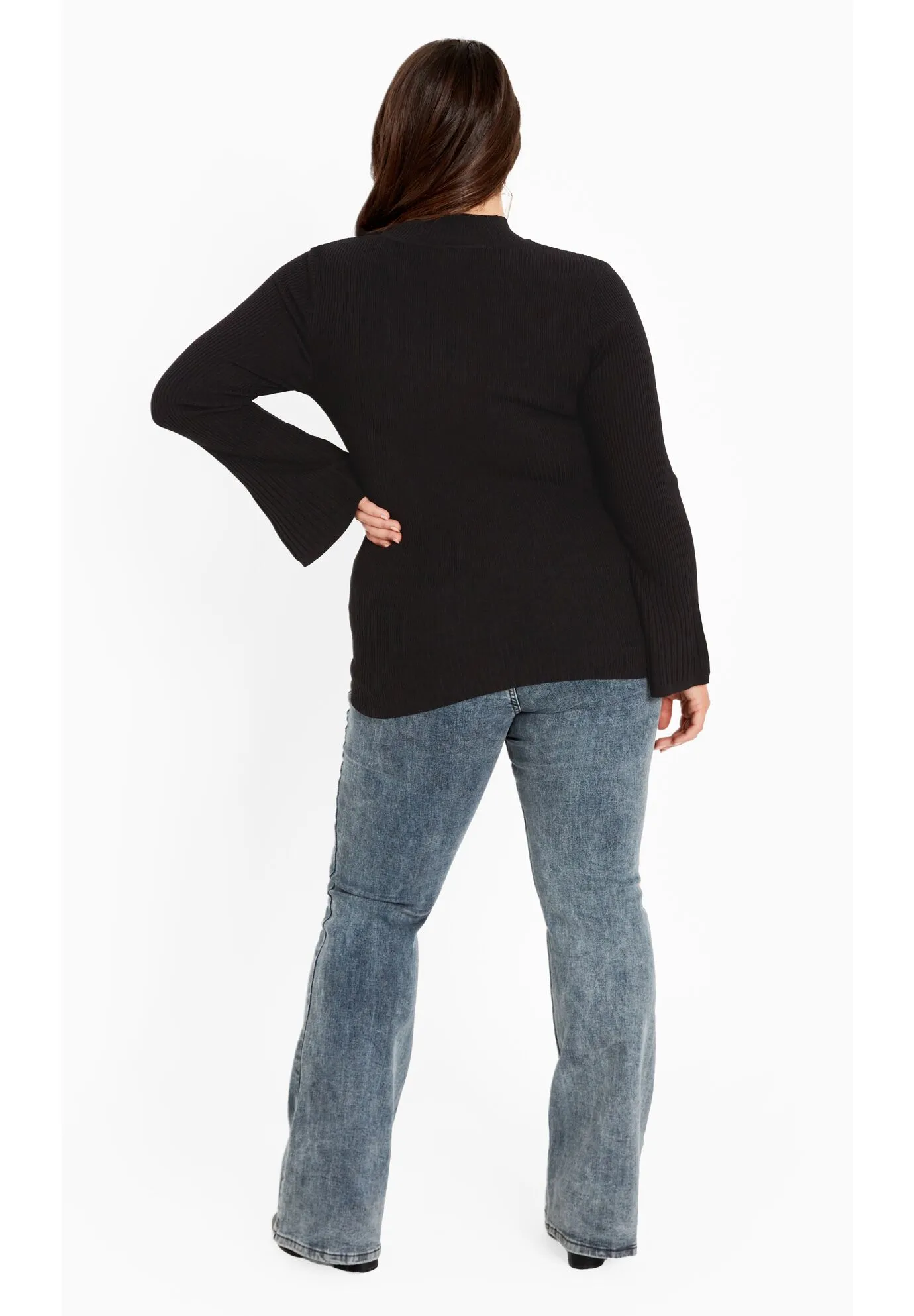 Zoe Ribbed Knit Sweater